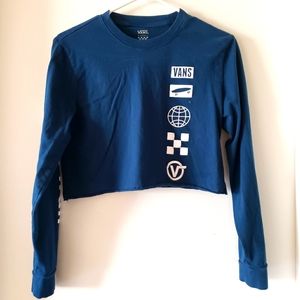 Van's Float On Cropped Long Sleeve